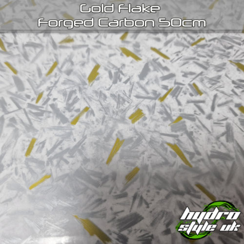 Gold Flaked Carbon Hydrographics Film Cm Hydro Style Uk